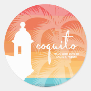 Sticker Coquito Palm Tree
