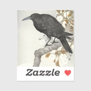 Sticker Corbeau Koson Japon Oiseau Corneille