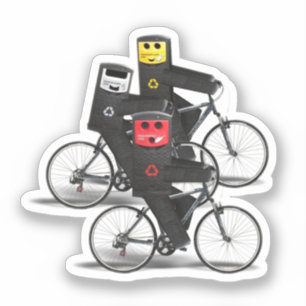 Sticker Corbeilles cyclables