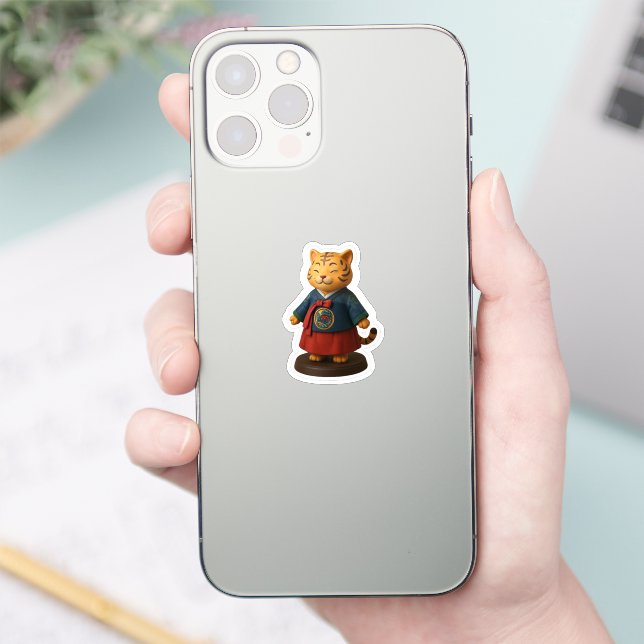 Sticker corée Coeur de Hanbok (Téléphone)