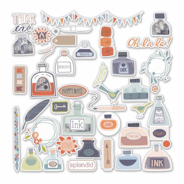 Sticker Correspondance de l'auteur (Devant)