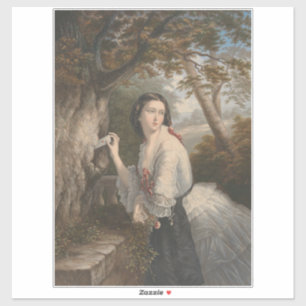 Sticker Corresponde secrète : Note de fille à l'amour inte