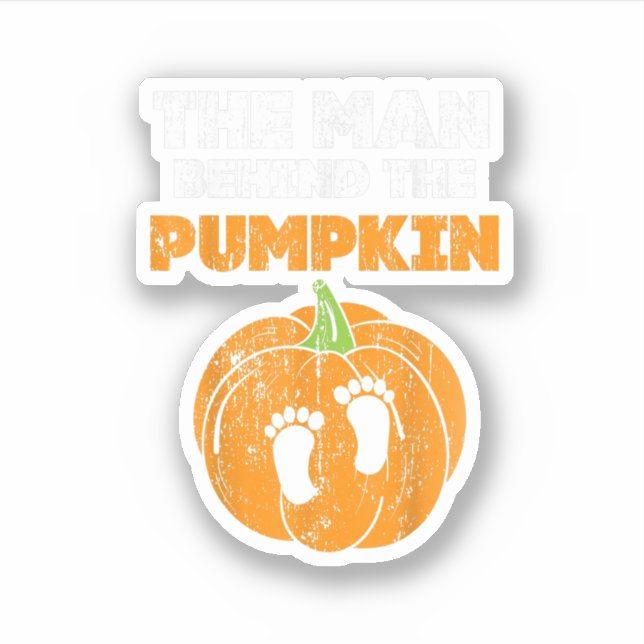 Sticker Costume de grossesse d'Halloween pour le Citrouill (Devant)