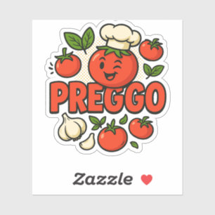 Sticker Costume Sauce Preggo Annonce de Grossesse