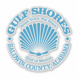 Sticker Côte du Golfe (coquillage)