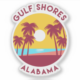 Sticker Côte du Golfe, Paysage de l'Alabama