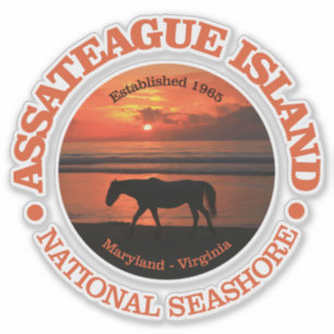 Sticker Côte nationale de l'île Assateague