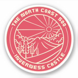 Sticker Côte nord de l'Écosse 500 pittoresque route des ha