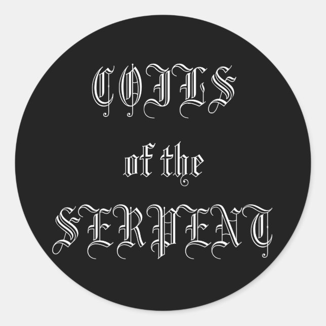 Sticker COTS gothique! (Devant)