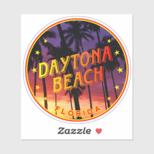 Sticker Coucher de soleil à Daytona Beach Floride, Daytona