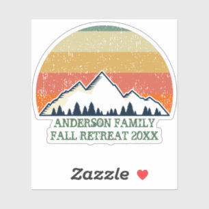 Sticker Coucher de soleil Coucher de l'automne Retraite Ra