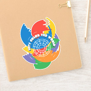 Sticker Couleur du monde