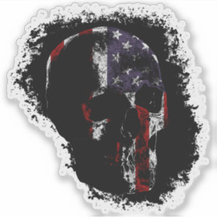 Sticker Couleur SKULT PATRIOT