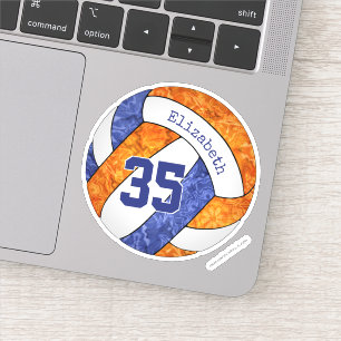 Sticker couleurs de l'équipe de l'école de volley-ball des