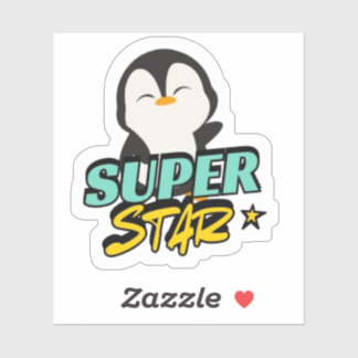 Sticker Coupe de pingouin mignon