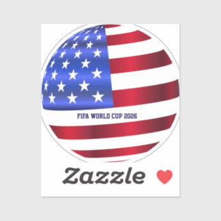 Sticker Coupe du Monde FIFA USA Drapeau