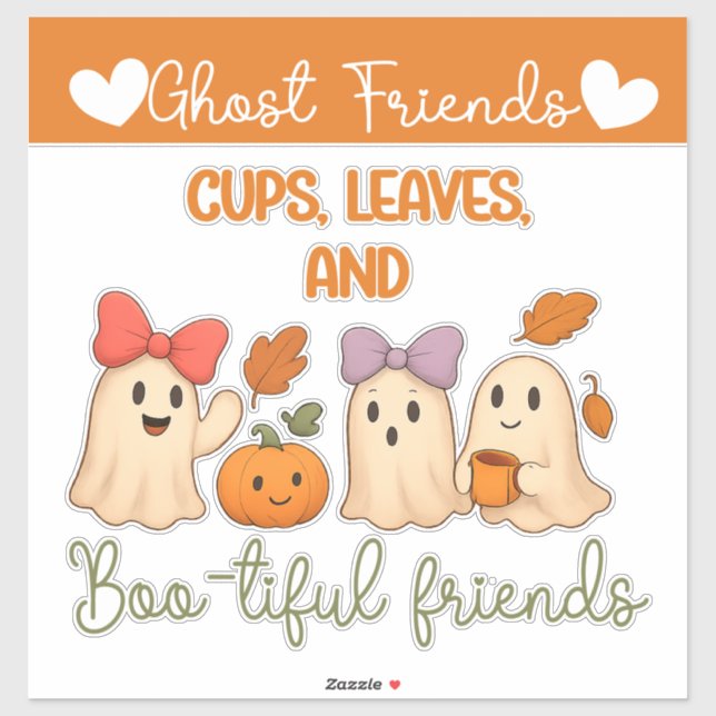 Sticker Coupes d'automne, Feuilles et compagnons pleins de (Feuille)