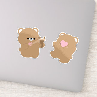 Sticker Couple de l'ours