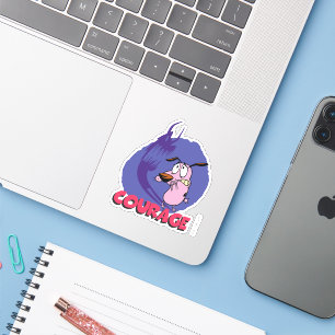 Sticker Courage le Cowardly   Graphic