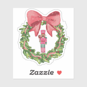 Sticker Couronne de Noël Casse-Noisette Fantaisiste