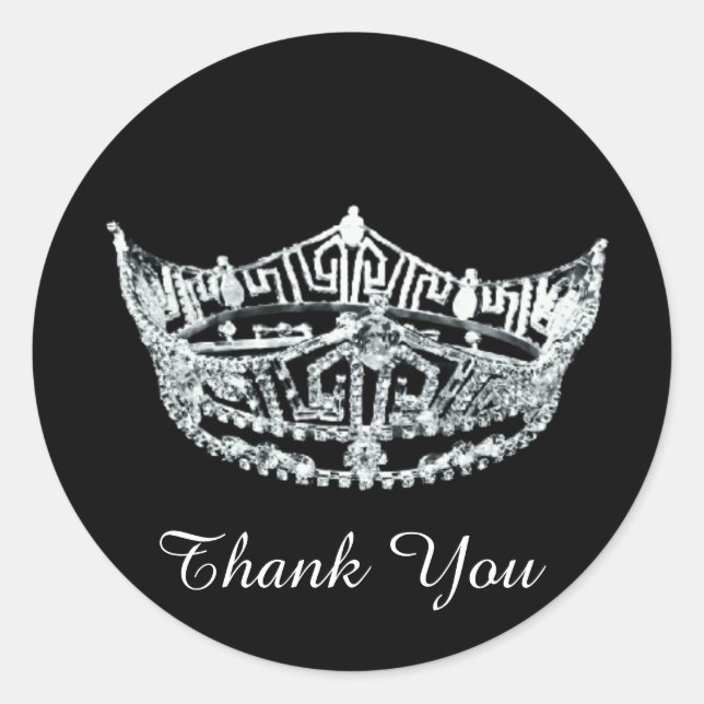 Sticker couronne Merci Pageant (Devant)