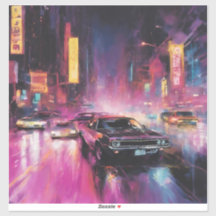 Course de rue nocturne dans la ville animée