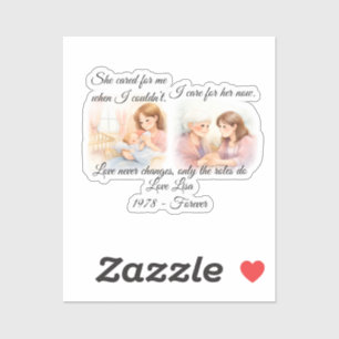 Sticker Coussin décoratif pour la fête des mères et la pri