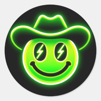 Sticker Cowboy Electrique