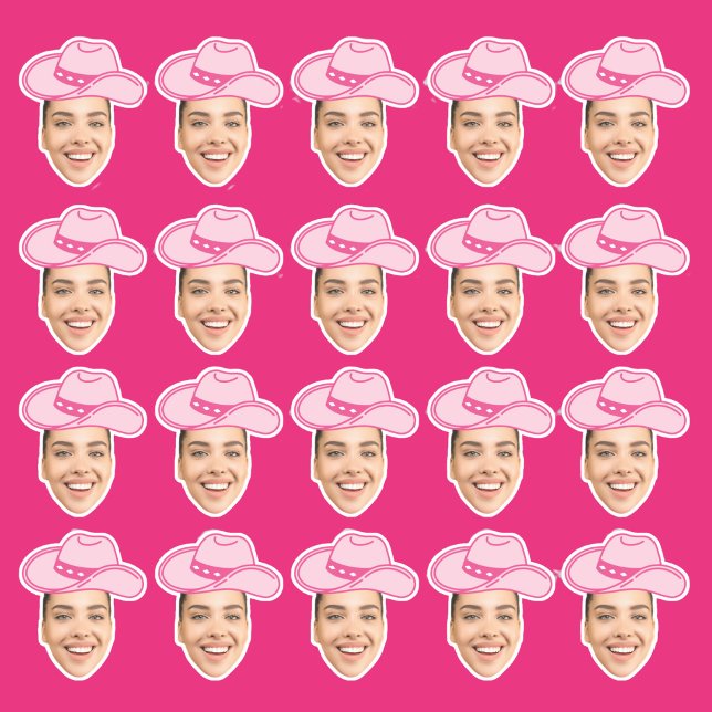 Sticker Cowgirl disco rose Bride personnalisable (Créateur téléchargé)