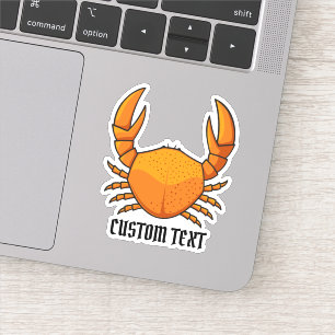 Sticker Crab orange