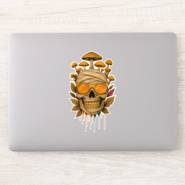 Sticker Crâne de la momie (Ordinateur)