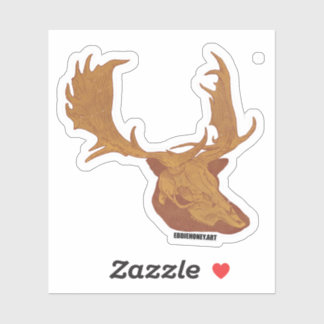 Sticker Crânes - Cerfs
