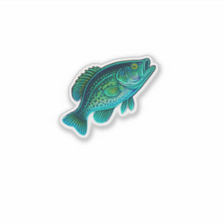 Sticker Crappie Cutout