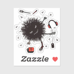 Sticker Créature Cute Lazy