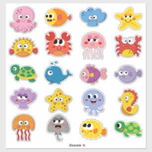 Sticker Créatures marines pour enfants