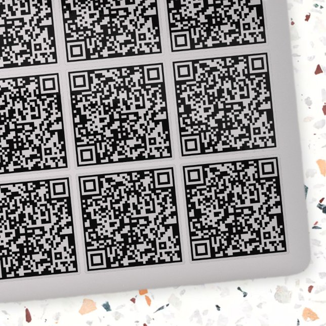 Sticker Créer 9 codes QR numérisables instantanément trans (Créateur téléchargé)