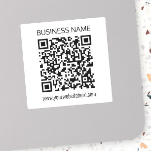 Sticker Créer un code QR d'entreprise Texte instantané et 