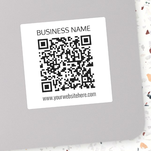 Sticker Créer un code QR d'entreprise Texte instantané et  (Créateur téléchargé)