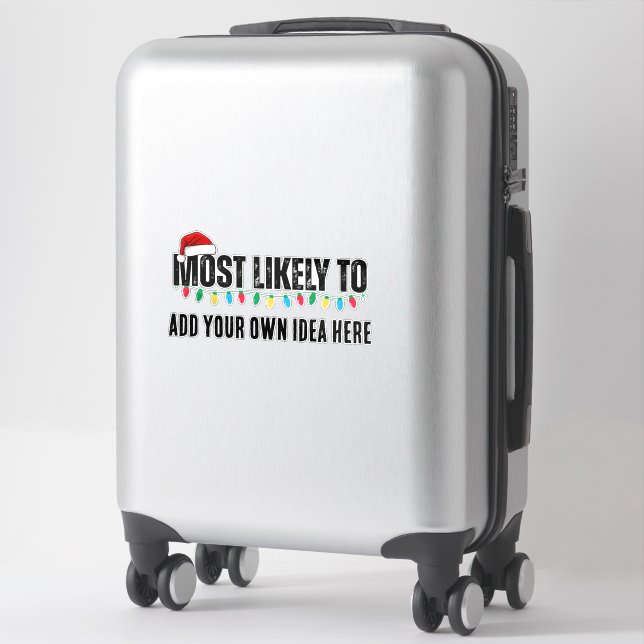 Sticker 😂 créer un drôle le plus susceptible d'être citée (Sur valise)