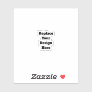 Sticker Créez Votre Propre blanc