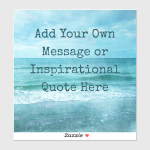 Sticker Créez Votre Propre Citation Inspirante Motivationn