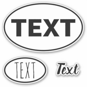 Sticker Créez votre propre do-it-yourself Eurostyle Vinyl 