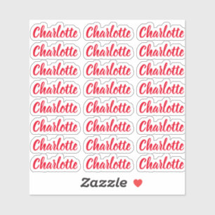 Sticker Créez Votre Propre Élégant Nom De Script Personnal