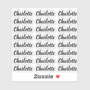 Sticker Créez votre propre nom de script personnalisé élég
