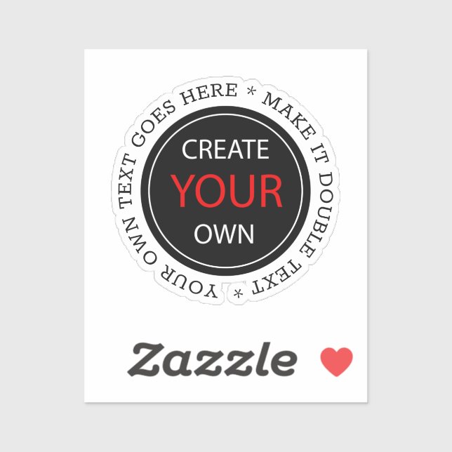 Sticker Créez votre propre - Personnalisé, marqué / Person (Feuille)