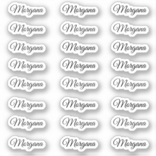 Sticker Créez votre propre script moderne Nom personnalisé