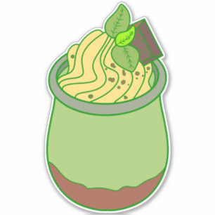 Sticker Crème Glacée à la Vanille