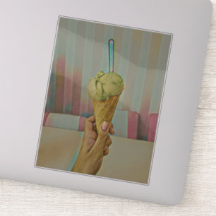 Sticker Crème glacée au chocolat