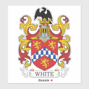 Sticker Crest de la famille blanche