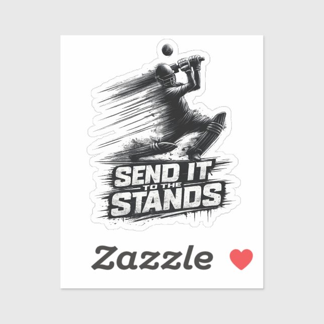 Sticker Cricket World Cup Power  T-Shirt (Feuille)